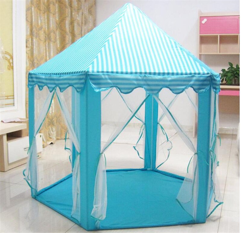 Play House Game Tent Toys Ball Pit Pool Portable Foldable Princess Folding Tent Castle Tents Toy For Kids Children Girl: B