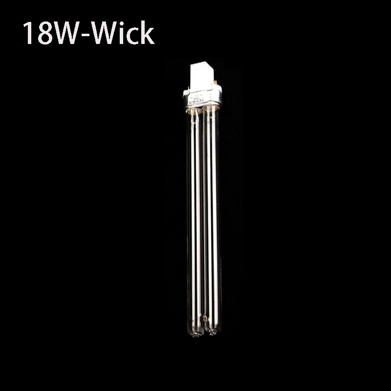 Lampă sterilizator uv pentru acvariu, acvariu de pește, filtru de ultraviolete, clarificator, curățător de apă pentru iaz de acvariu 220 ~ 240v 5w ~ 36w: 18w- fitil