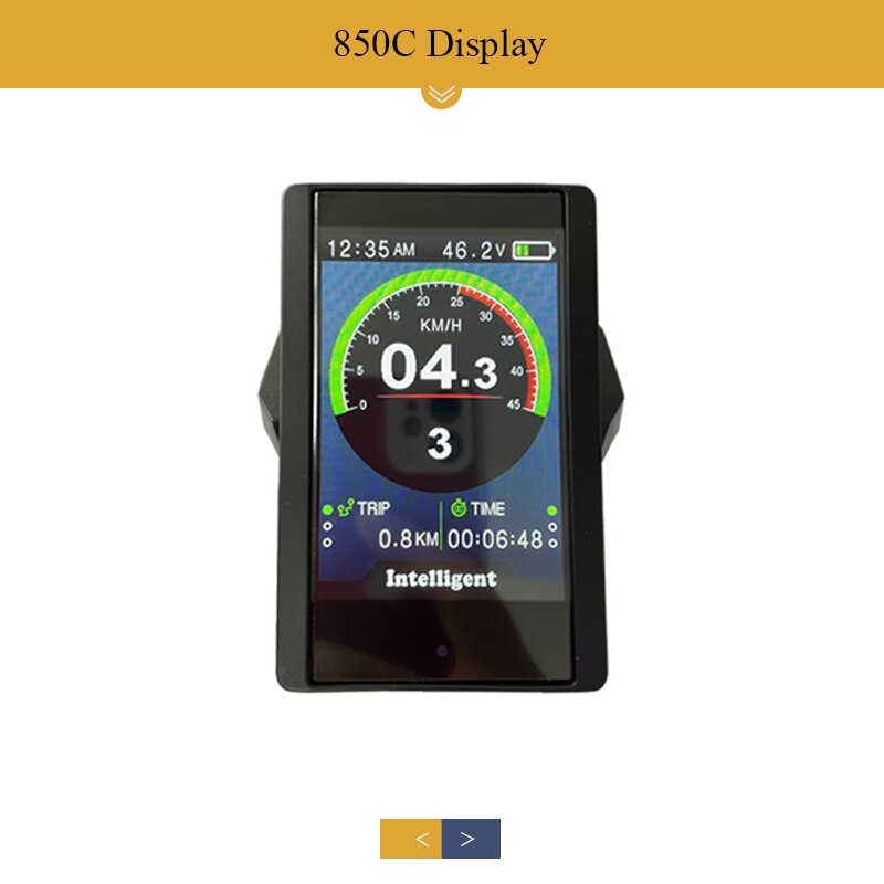 Tongsheng TSDZ2 6PIN Electric Bike 850C LCD Colour Screen Display For 250W 350W 500W Tongsheng Mid Drive Motor Conversion kit
