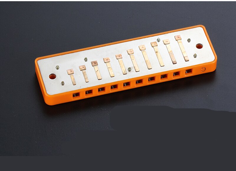 SevenAngel Blues Harmonica - 10 Hole Diatonic Key of C - Phosphor Bronze Reeds - 103x30x20mm