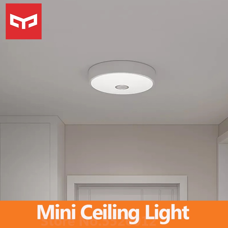 Yeelight mini plafondlamp met bewegingssensor voor het menselijk lichaam, nachtlampje voor op de veranda, entree, gang, plafondlamp