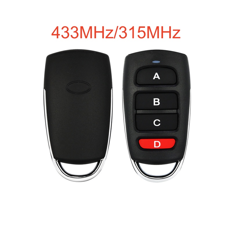 4 botones inalámbrico RF 315MHz/433,92 MHz Control remoto copia código puerta de garaje duplicador llave abridor remoto