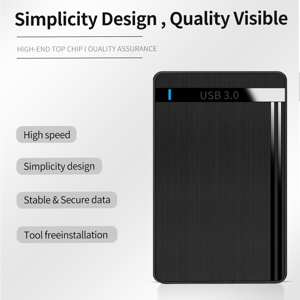 2.5-inch SSD Solid State Mechanical Serial Port SATA Toolless Micro Interface USB 3.0 External Mobile Hard Disk Case