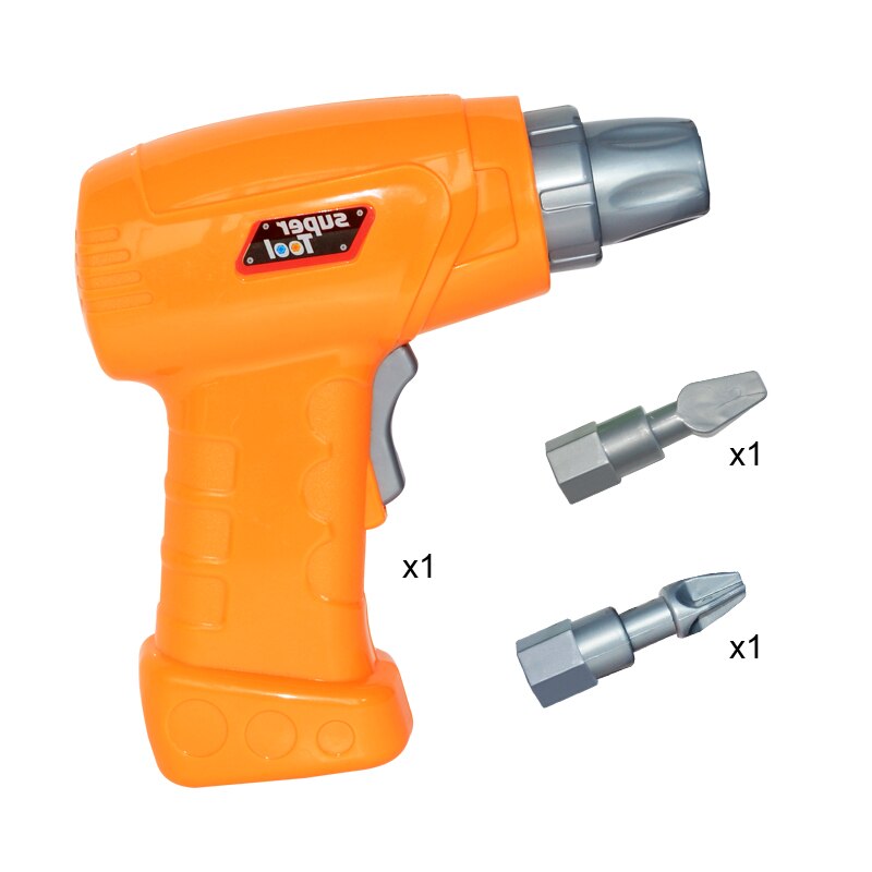 Kids Elektrische Boor Moer Gemonteerd Match Tool Diy Model Kit Building Educatief Blokken Sets Speelgoed Voor Jongens Kinderen: drill
