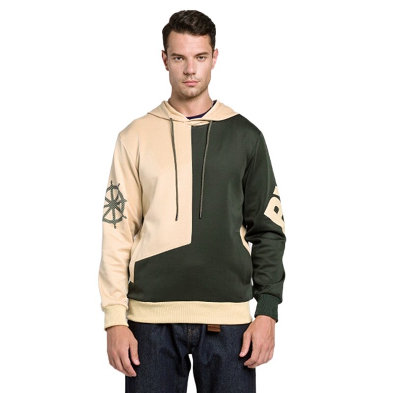 2020 outono e inverno novo com capuz pulôver camisola masculina na moda marca cor combinando casual jaqueta masculina moletom roupas masculinas