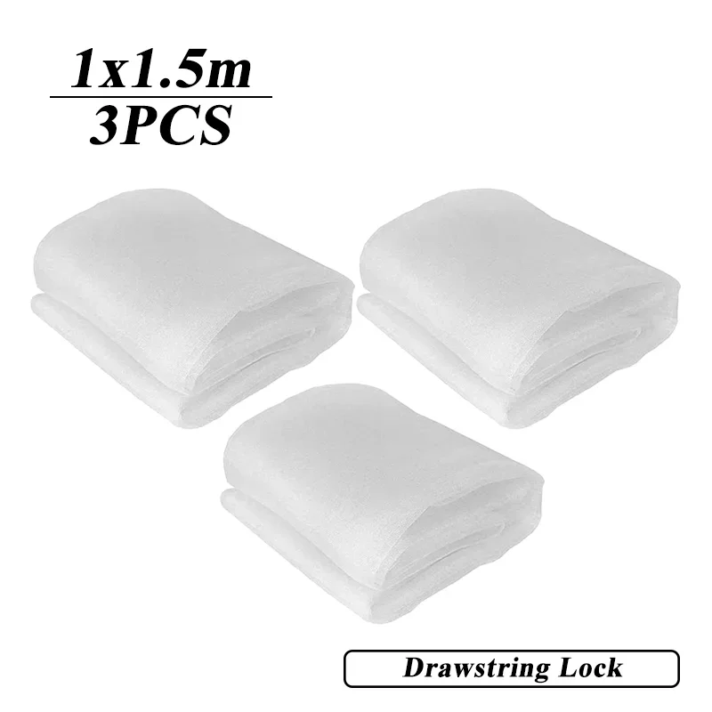 Plant Protection Bag Cover Netting Mesh for Fruit Vegetable Tree Barrier Strawberry Grapes Pest Control Anti-Bird Garden Tools: Red