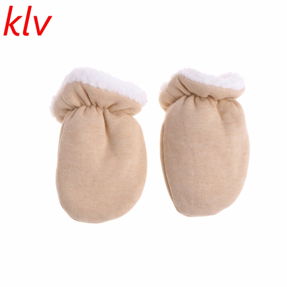 KLV gants chauds pour bébés | Molletonnés et épais, dessin animé, gants d'hiver chauds pour bébés de 0 à 12 mois
