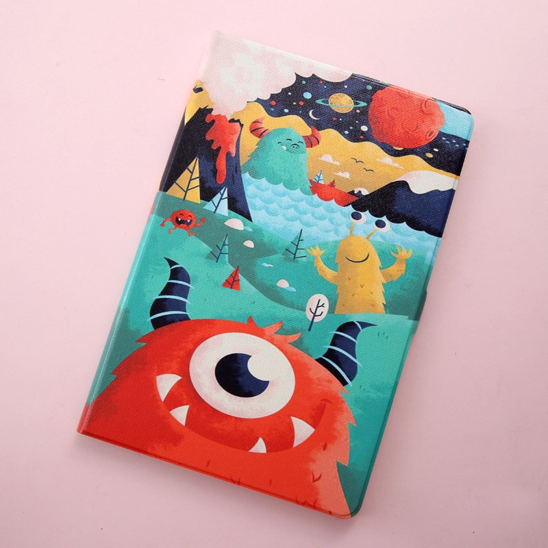 Étui pour tablette huawei mediapad  t5 10, 2-w09 en cuir pu 2-l09 2-l03 rabat 10.1: 2