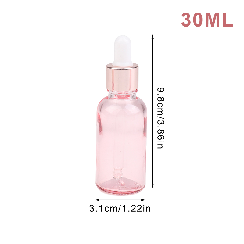 Tropfflaschen, nachfüllbar, 5–100 ml, Rosendeckel, Kosmetikbehälter, rosa Glas, Aromatherapie-Flüssigkeit für ätherische Massageöl-Pipette: dunkles khaki