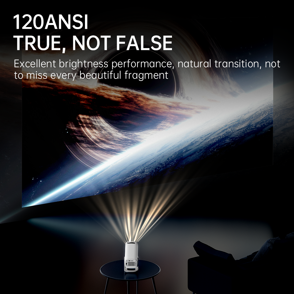 S40 Android 11 Mini Projector Support 4K 2.4G/5GWIFI BT5.0 Projector 1280*720P Home Cinema Portable Projector,Upgrated HY300