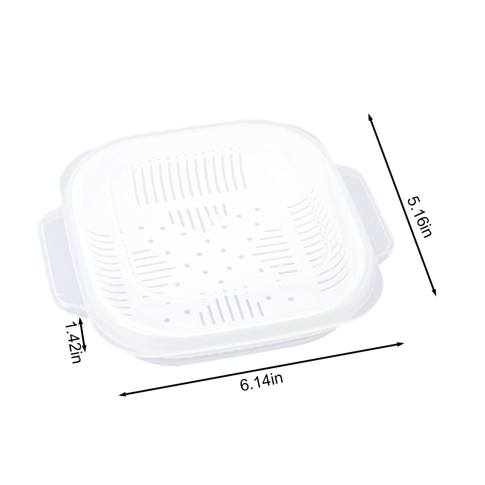 Microwave Oven Rice Cooker Multifunctional Steamer Soup Cooking Bento Lunch Box Food Grade PP Kitche Steaming Utensil