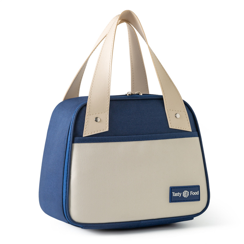 Portable Fridge Thermal Bag for Lunch Box Food Fresh Cooler Picnic Pouch Waterproof Office Student Insulated Dinner Bags: Blue