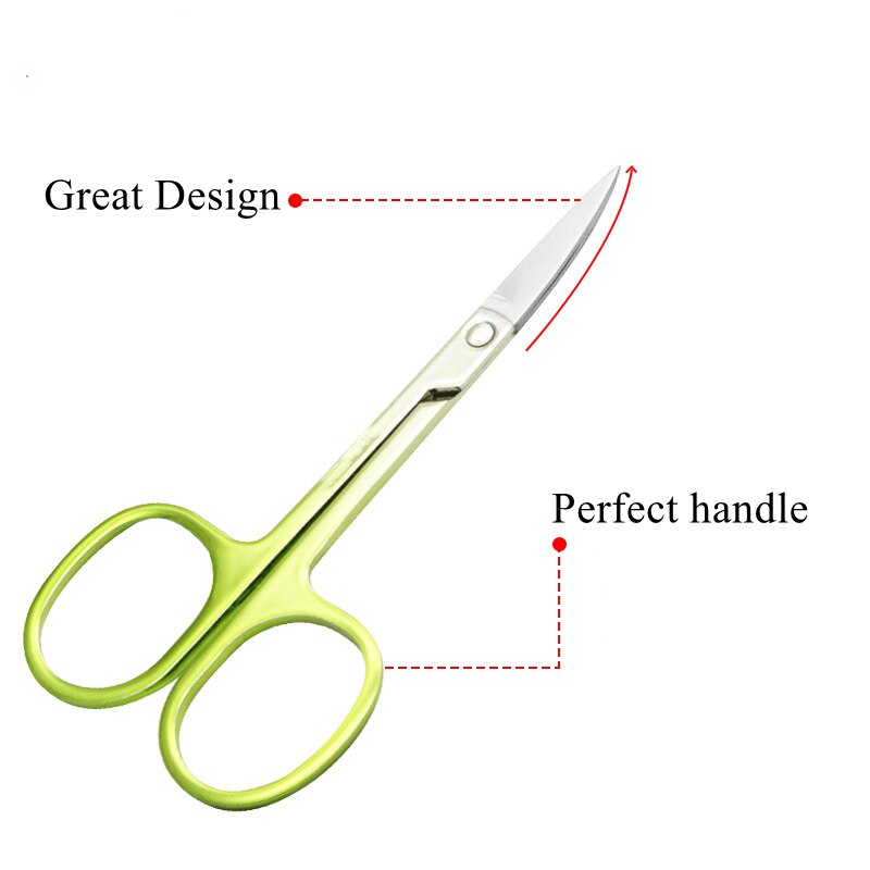 Grooming Scissors for Personal Care Facial Hair Removal and Ear Nose Eyebrow Trimming Stainless Steel Fine Straight Tip Scissors