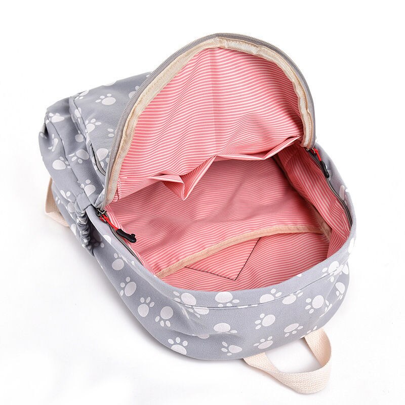 Canvas Dames Schoudertas Rugzakken Vrouwen Schooltassen Cartoon Print Vrouwelijke Business Tassen Teen Meisjes Boek Tassen Laptop Tassen