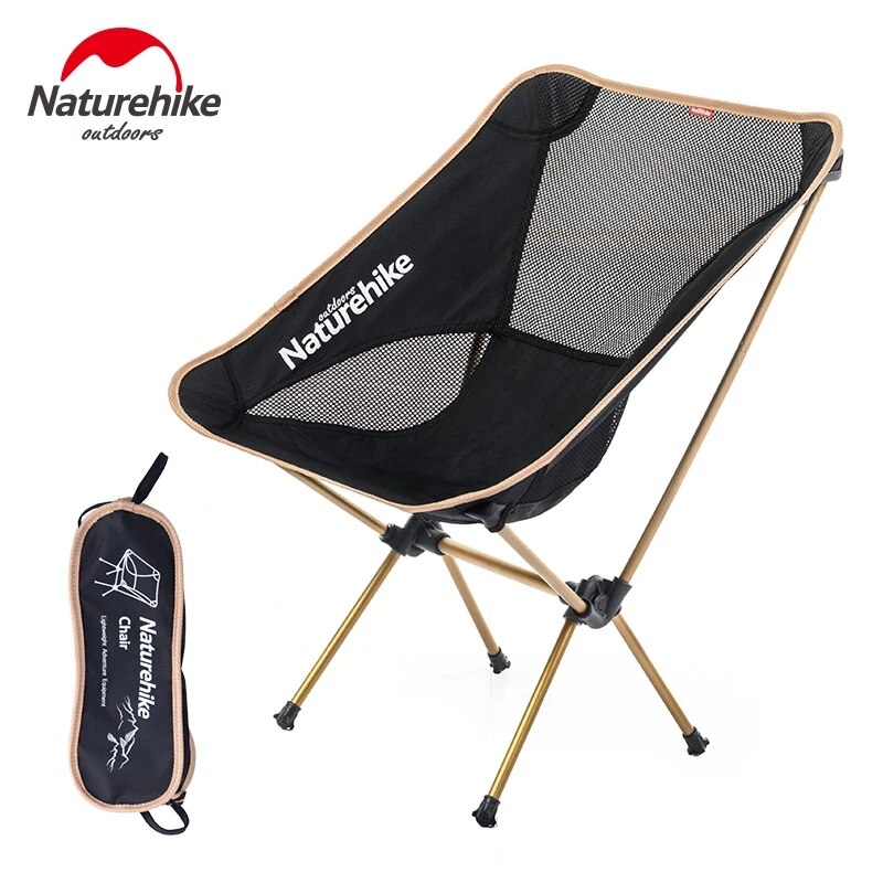 Naturehike kamp yürüyüş bahçe barbekü piknik balıkçı taburesi sandalye 600D Oxford alüminyum alaşım taşınabilir katlanır sandalye