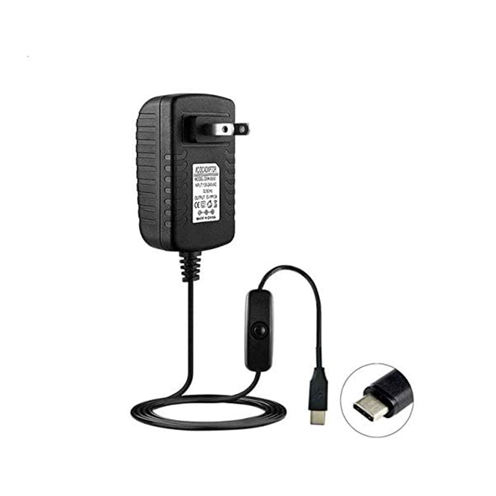 Case Voor Raspberry Pi 4 Met Aluminium Metalen Koelventilator 5V 3A USB-C Voeding Met On/Off schakelaar Voor Raspberry Pi 4 Model B