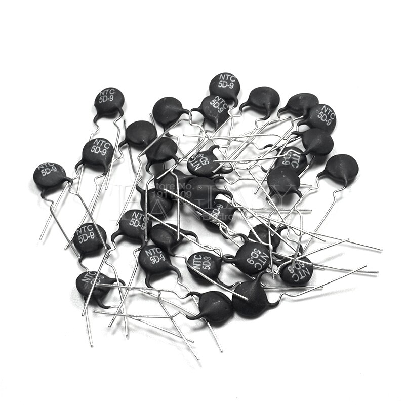 20pcs Thermistor Resistor NTC 5D-9 Thermal Resistor