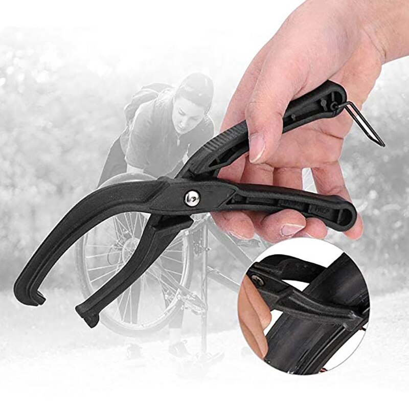 ABS Bike Hand Tire Lever Bead Tool for Hard to Install Bicycle 45MM Tires Removal Clamp for Difficult Bike Tire Cycling Tools