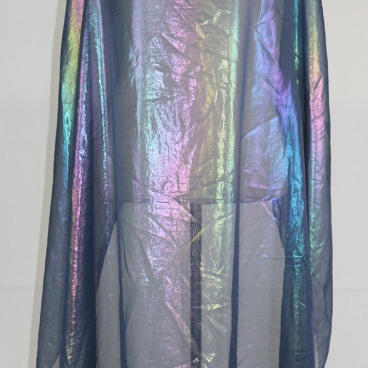 Cosplay magisk farve bronzerende stof farverigt chiffon 30d stof blød bronzeret åndbart diy kjole stof 100cm*150cm: 5