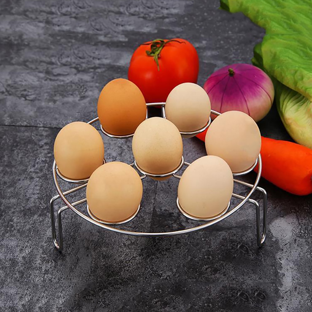 Stainless Steel Steamer Lattice Vegetables Separated Plate Rice Cooker Egg Racks Separated Steamers Rack Steamed Basket