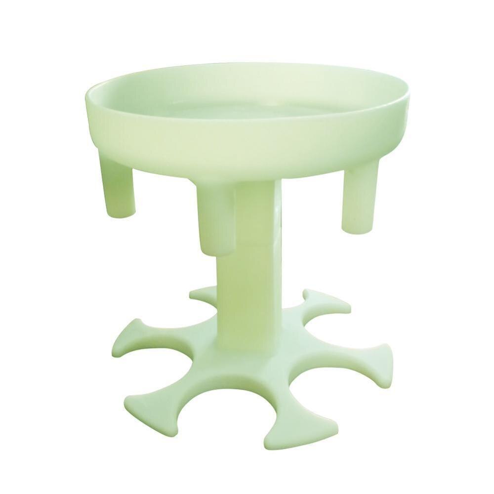 6 Shot Glass Dispenser Holder Wine Whisky Beer Dispenser Rack Bar Accessories Caddy Liquor Dispenser Party Games Drinking Tools: Green