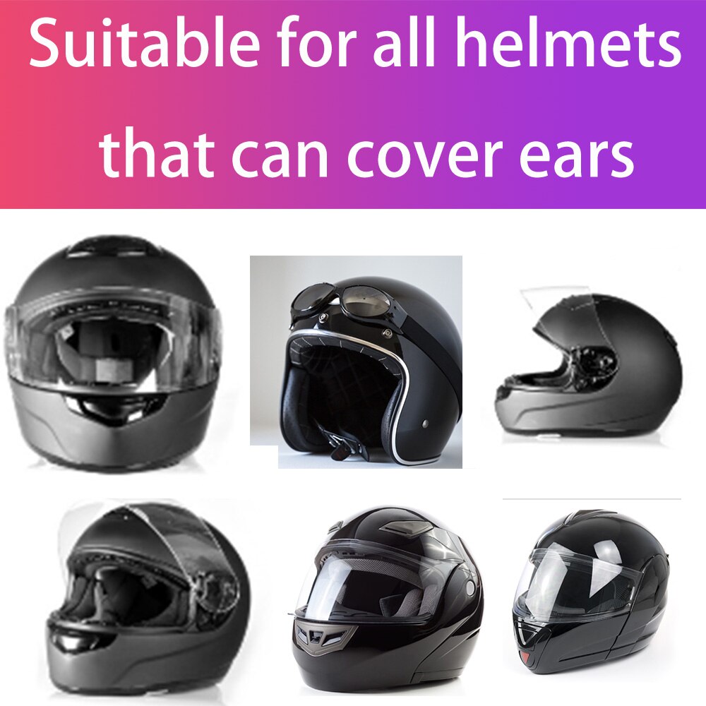 Bluetooth 5.0 draadloze  mp3- luidspreker motorhelm hoofdtelefoon handsfree stereo oortelefoon universele motorhelm headset
