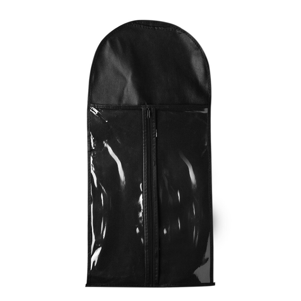1 set Black Hair Extension Carrier Opslag-Pak Case Bag en Hanger, Pruik Stands, hair Extensions Hanger, Hair Extensions Tas