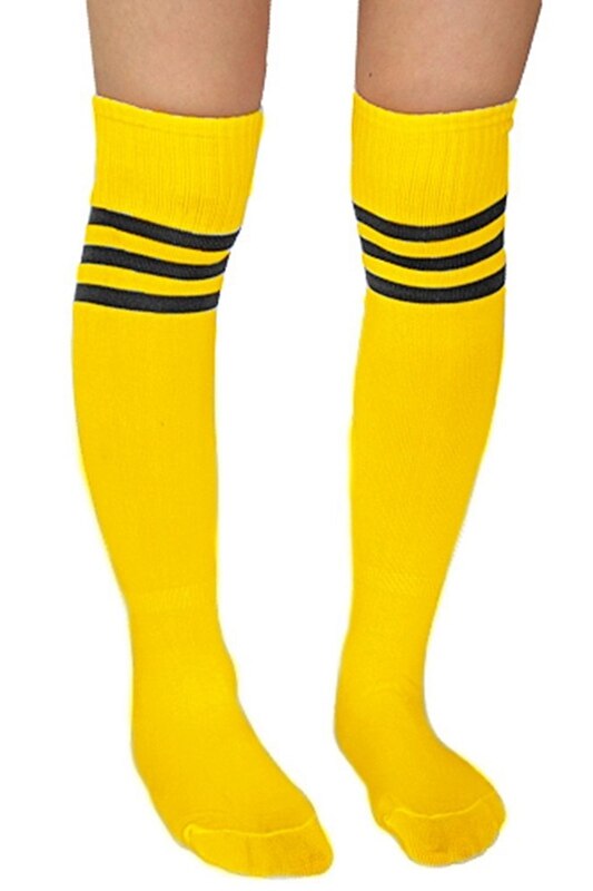 Fodbold baseball fodbold basketball sport kvinder sokker gul + sort