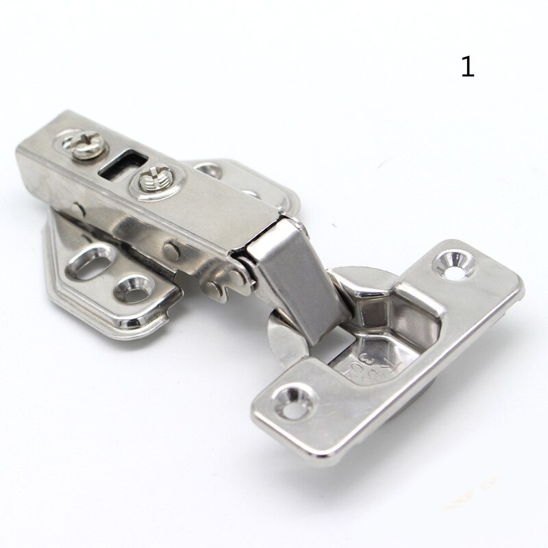 4 Pcs Stainless Steel Soft Slow Close Cabinet Door Hinges Hydraulic Hinges Damper Buffer LB88: A