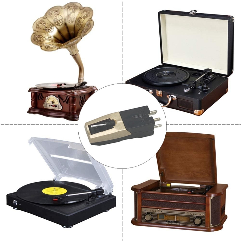 Gramophone Records Magnetic Cartridge Stylus With LP Vinyl Record Player Needle Accessories For Phonograph Turntable 1PCS