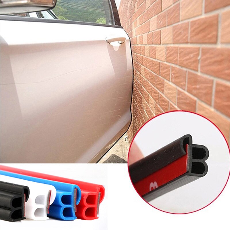 Autodeur rubberen afdichtingsstrips, auto dubbele laag afdichtingsstickers voor deur, kofferbak, auto-isolatie, tochtstrip, motorkap rubberen afdichtingsstrip