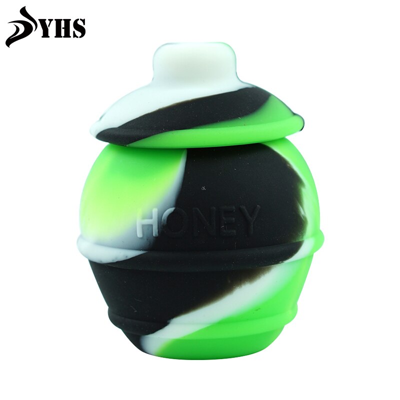 3pcs 35ml Nonstick Silicone Wax Containers Silicone Storage Container bottle jar dad For Wax Oil: white green black