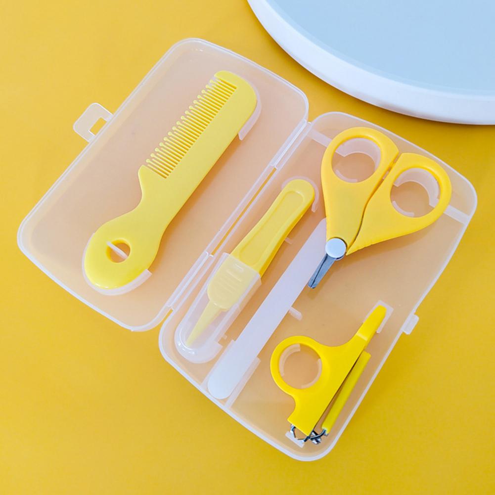 1 Set Nail Trimmer Gladde Rand Pp Ergonomie Handvat Kinderen Nagelknipper Set Manicure Set Voor Reizen