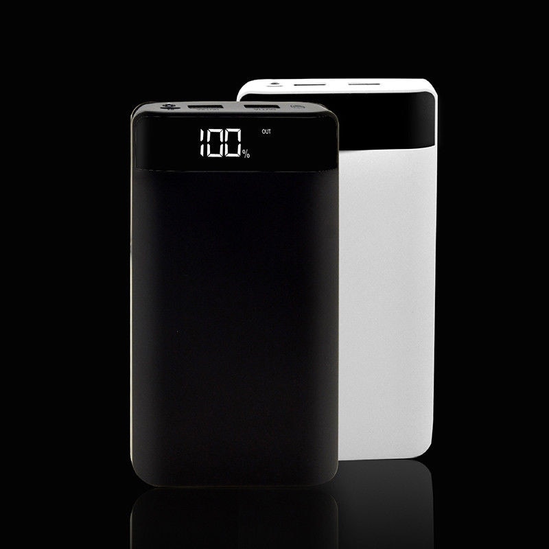 18650 USD Charger Box Dual 2 USB Ports Battery Charger Box For Smart Mobile Cell Phone 8X 18650 DIY Kit Power Bank Case Cover