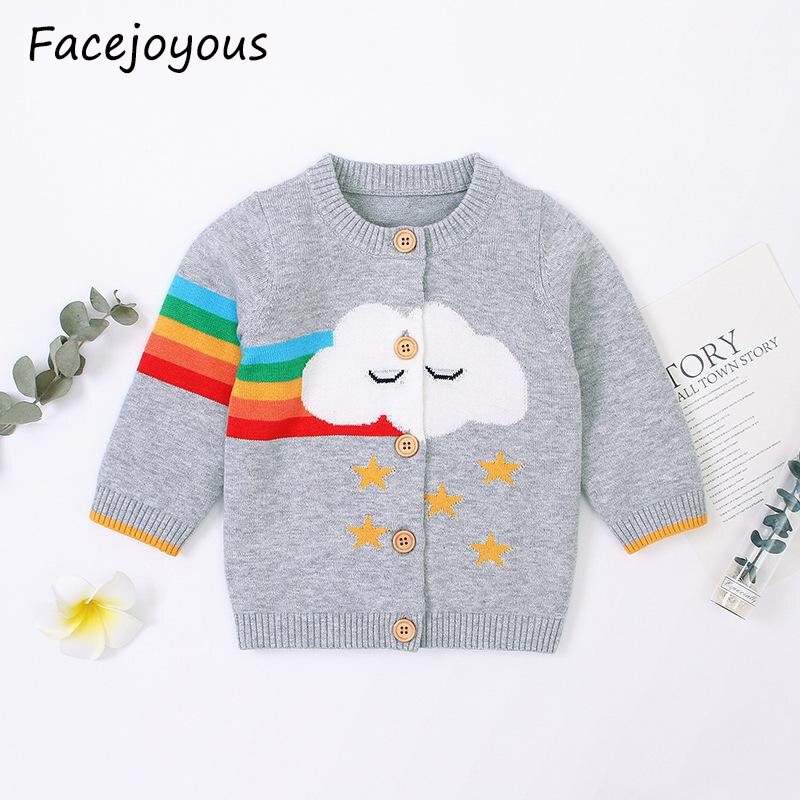 Bebê meninas roupas suéteres casacos de malha cardigan camisola casaco manga longa dos desenhos animados outono inverno quente outwear jaqueta