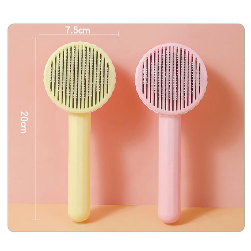 Huisdier Kat Borstel Hond Kam Haar Remover Schraper Huisdier Haar Kam Zelfreinigende Slicker Brush Voor Katten Massages Kam Schoonheid producten