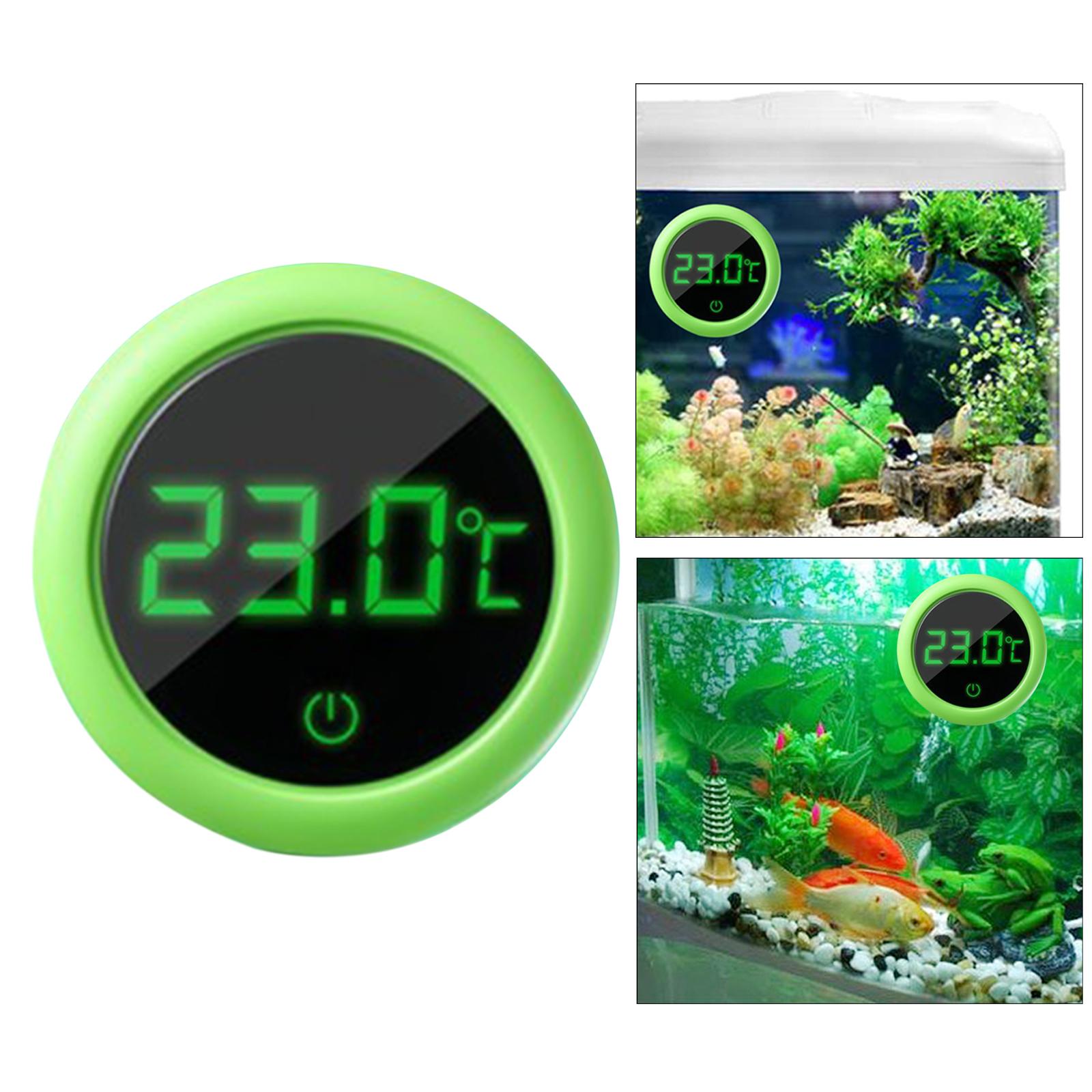 Digital Fisch Panzer Thermometer sofortig lesen hoch genau Stock an LCD Anzeige Mini Aquarium Thermometer Pro Aquarium Fisch Panzer