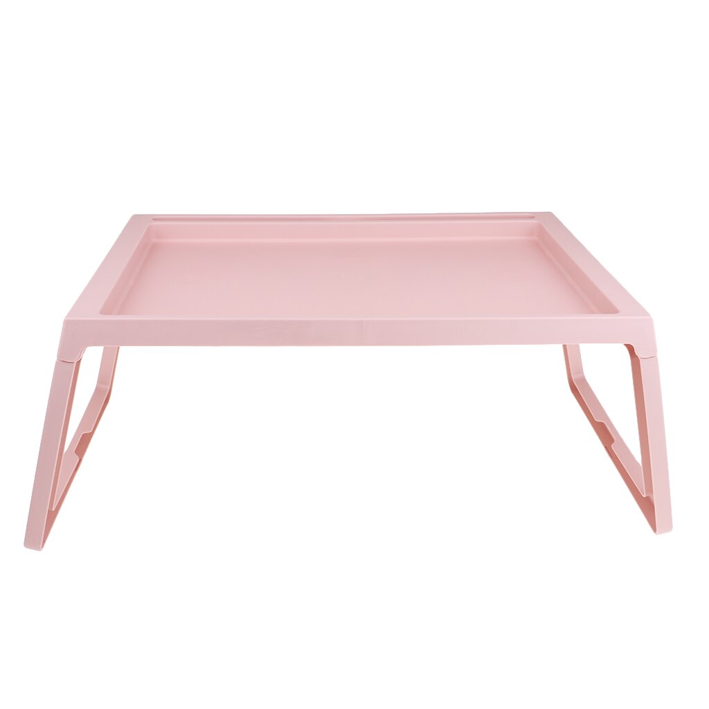 Outdoor Camping Portable Folding Table Desktop Groove Computer Desk: Skin pink