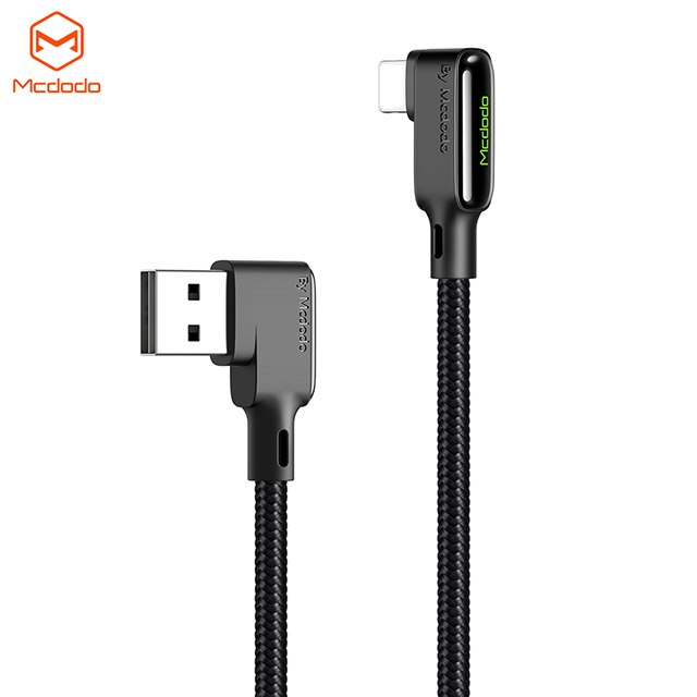 MCDODO 3A 1.8m USB Cable Fast Charging Type C Mobile Phone Charger For iPhone 12 mini 11 Pro XS Max X 8 7 Huawei P40 Samsung S20: For iPhone / 1.2m (3.9ft)