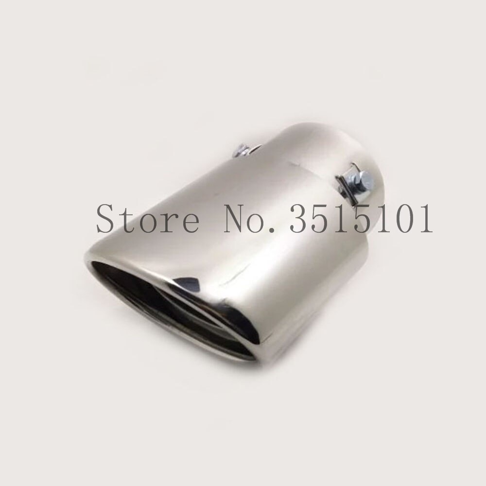 For Renault Kadjar Car Stainless Steel Cover Muffler Pipe Outlet Dedicate Exhaust Tip Tail 1pcs: A1120Sa76