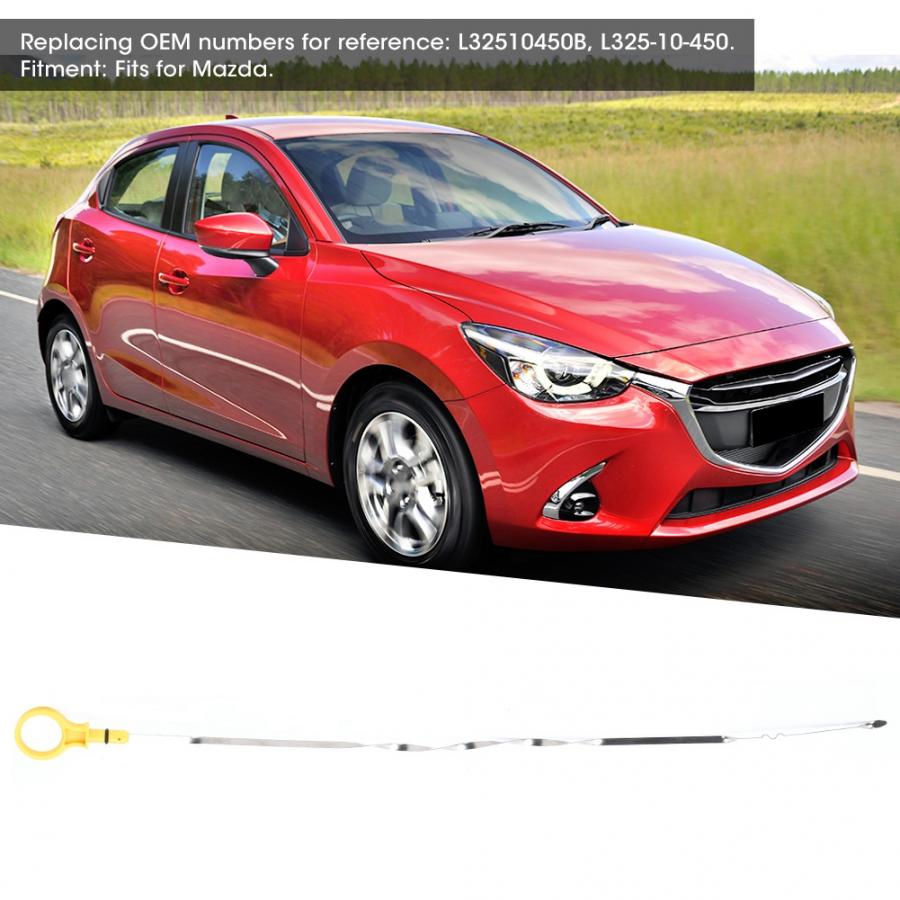Herramientas de medición de nivel de combustible, varilla de medición de aceite del motor, apto para Mazda L325-10-450, accesorios de coche, L32510450B