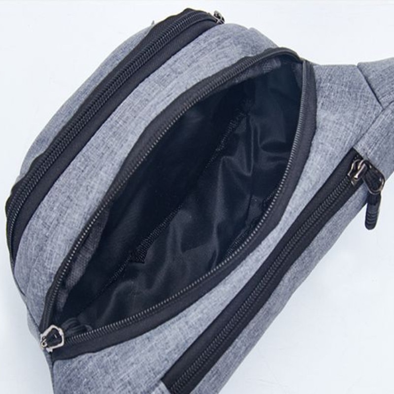 Fri retur kubug midjeväskor mobiltelefonfickor kassaväska axelväska andas crossbody-väskor utomhus löparväska