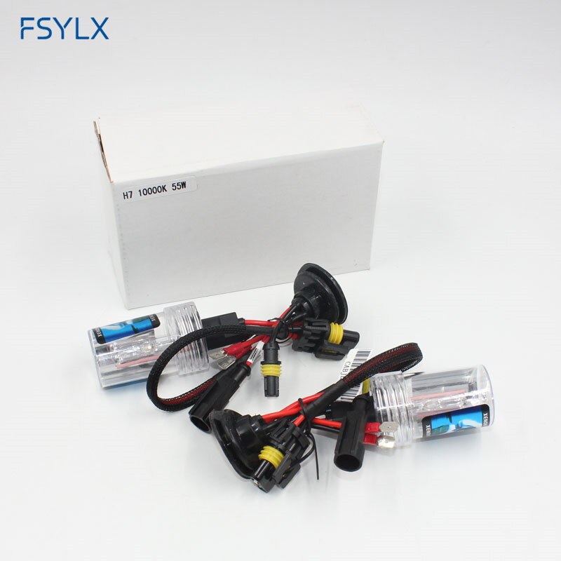 35w 55w h7 billamper skjulte xenonlys forlygter tågelygter forlygter 4300k 6000k 8000k 10000k 12v ac xenonpærer