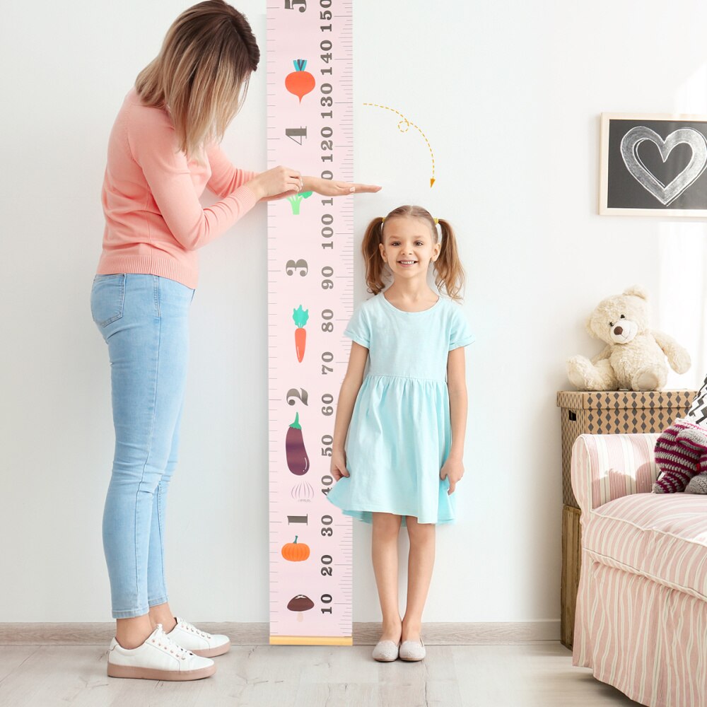 1pc Children Height Measuring Tape Cartoon Kids Growth Chart