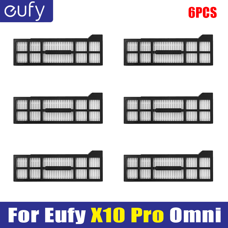 Piezas de repuesto para Eufy X10 Pro Omni, accesorios, filtro de Cepillo Lateral de rodillo, paño de mopa, almohadillas, bolsa de polvo, pieza de aspiradora: Multicolor
