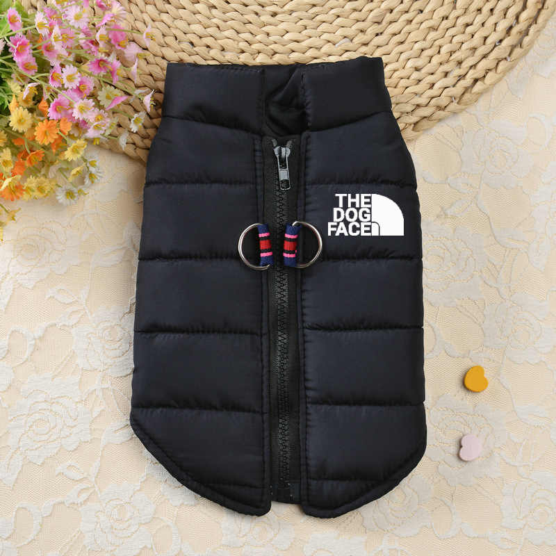 Waterproof Pet Clothes Winter Warm Jackets Coats Zipper French Bulldog For Small Medium Dogs Puppy Chihuahua: S / Navy Blue