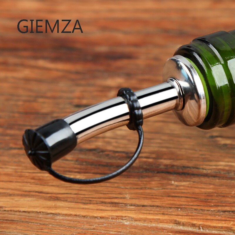 GIEMZA Metal Wine Pour Seal Wine Aerator Pourer Stopper Cheap Spout No Animal Conventional Tool Oil Sauce Cork Bar or Kitchen