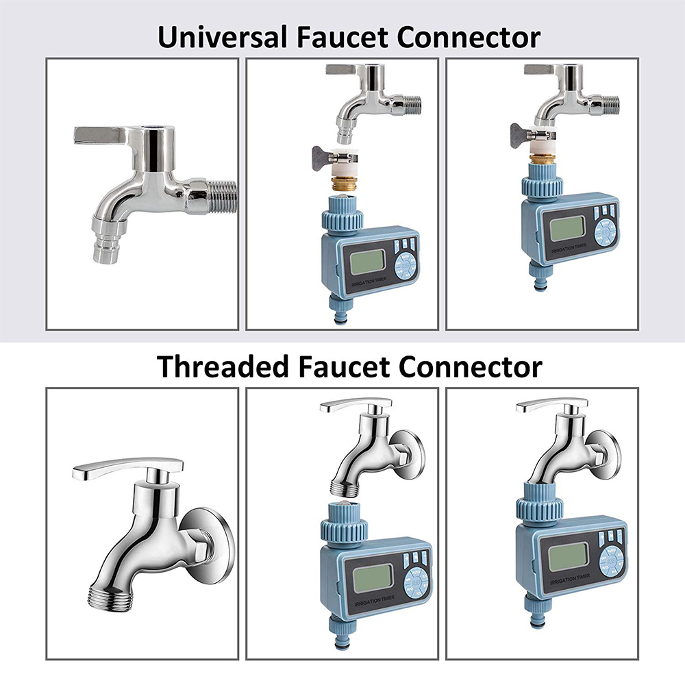 LCD Automatic Intelligent Irrigation Timer Garden Watering Hose Water Sprinkler Irrigation System Agriculture Irrigation Timer