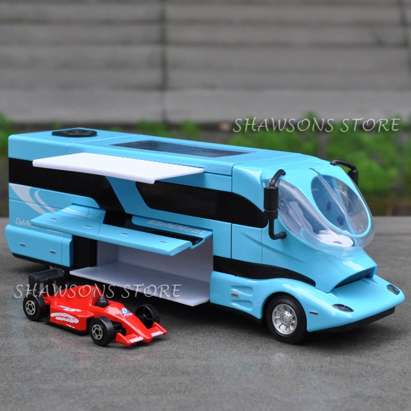1:50 MODELLINI di LUSSO MODELLO di camper GIOCATTOLI TIRARE INDIETRO ELEMMENT PALAZZO camper furgone replica SUONO LUCE