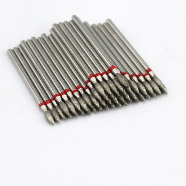 Ponceuse électrique pour ongles, jeu de mèches diamantées, fraise pour manucure, cuticules, accessoire pour Nail Art, 50pcs: SET19-36